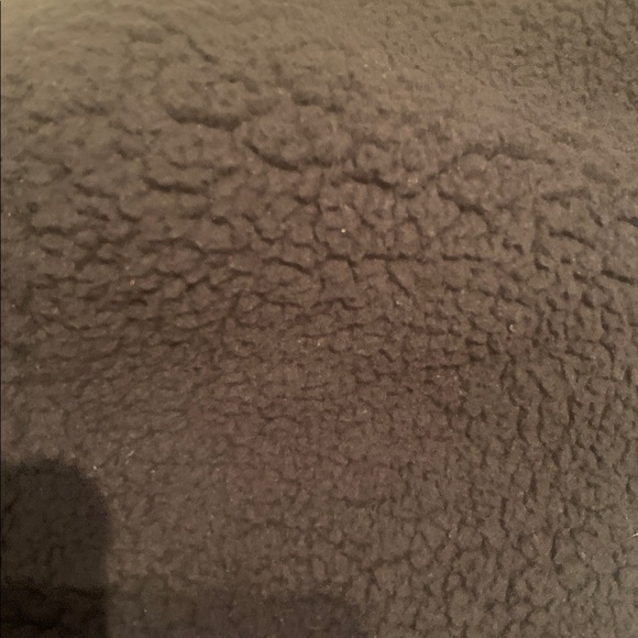 Joe Fresh X Sasha Exeter Black Teddy Jacket with White Zipper - Picture 2 of 4